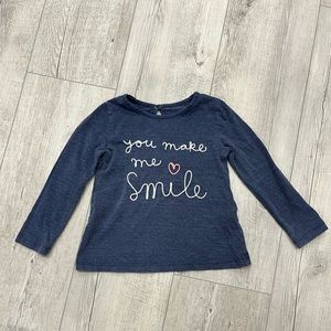 5 for $10 JOE FRESH Baby girl long sleeve shirt Size 12-18 M